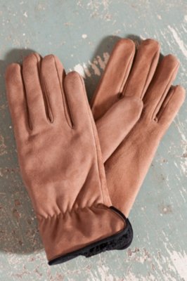 Women's Weekender 'Cire' Suede Gloves, HAZELNUT, Size MEDIUM