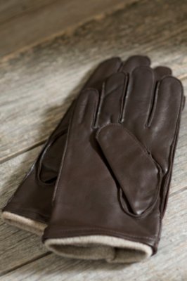 Men's Bentley Cashmere  & Leather Gloves