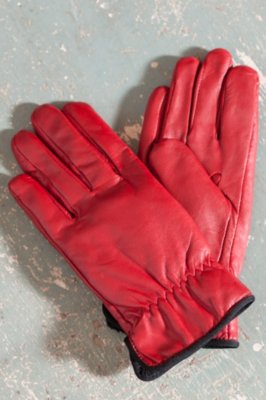 Women's Weekender II Leather Gloves, DEEP RED, Size SMALL (6 - 6 1/2)