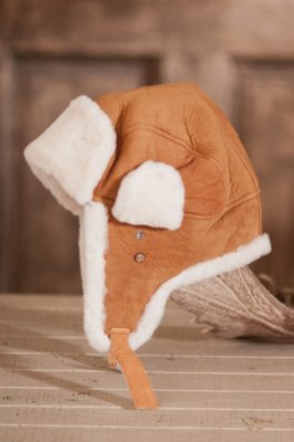 Sheepskin Aviator Hat with Earflaps