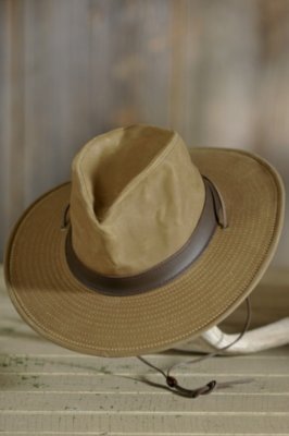 Weekend Walker Waxed Canvas and Leather Hat