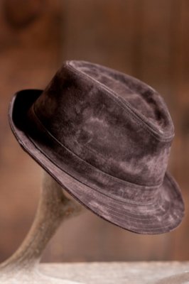 Suede Fedora Hat