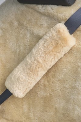 Seat Belt Cover, GOBI TAN, Size 1 SIZE