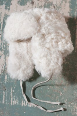 Russian-Style Curly Lamb Fur Aviator Hat