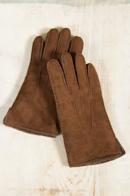 Men's Shearling Gloves with Vents