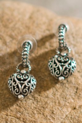 Brighton Bibi Heart Post Earrings