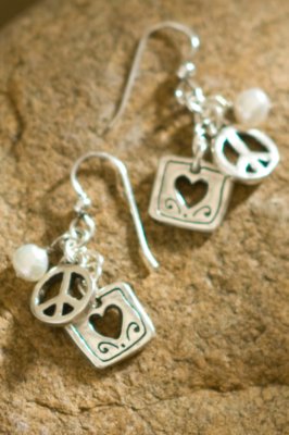 Brighton Love & Peace French Wire Earrings