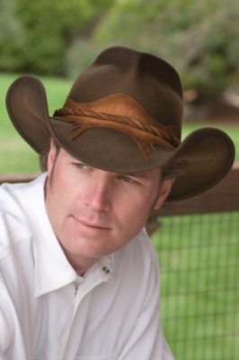 Wool Felt Hat with Leather Band