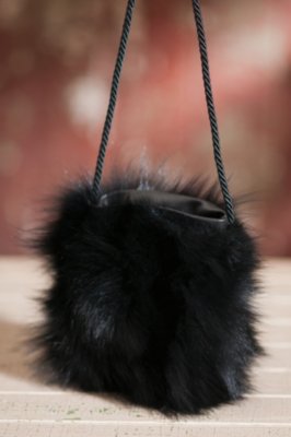 Women's Fox Fur Crossbody Handbag