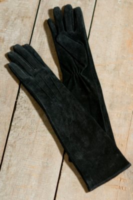 Women's Suede Opera Gloves