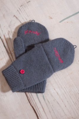 Women’s Wordplay Fingerless Gloves with Mitten Flap