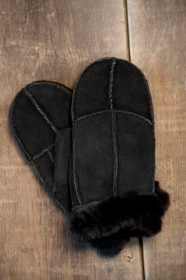 Women’s Patchwork Sheepskin Mittens