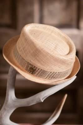 Dagger Goorin Brothers Straw Fedora Hat