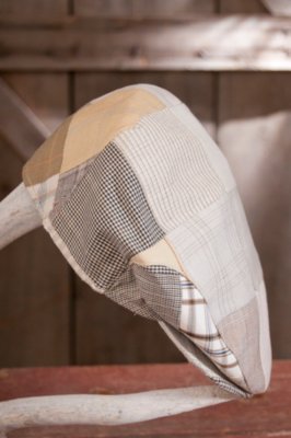 Christy's Linen Blend Patchwork Ivy Cap