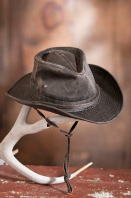 Shapeable Weathered Cotton Outback Hat