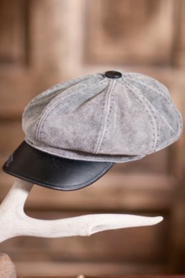 Guru Leather Newsboy Cap