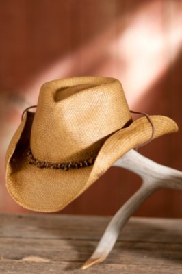 Women's Shapeable Toyo Straw Hat with Stones