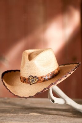 Women's Palm Leaf Straw Outback Hat