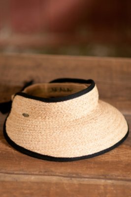 Women’s Raffia Straw Visor