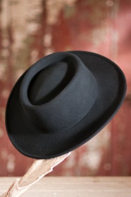Women's Wool Felt Gambler Hat