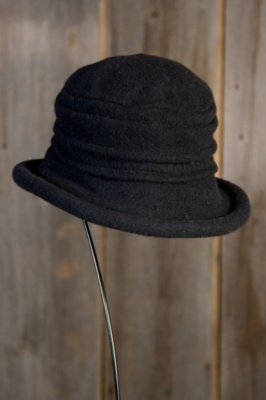 Women's Boiled Wool Cloche Hat