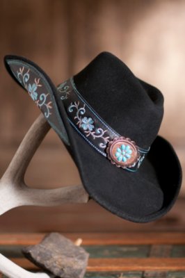 All For Good Embroidered Felt Hat