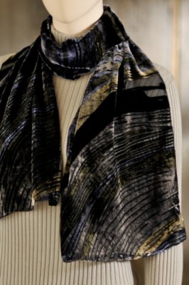 Women’s Birchwood Silk Velvet Scarf