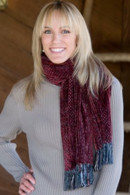 Women's Handloomed Chenille Scarf