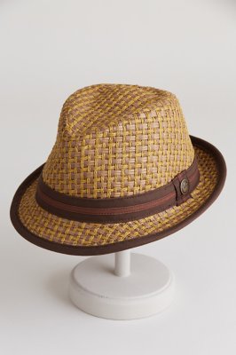 Eric B Goorin Brothers Straw Fedora Hat