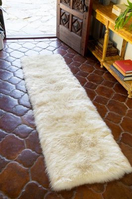 2' x 8' Rectangular Australian Sheepskin Rug 