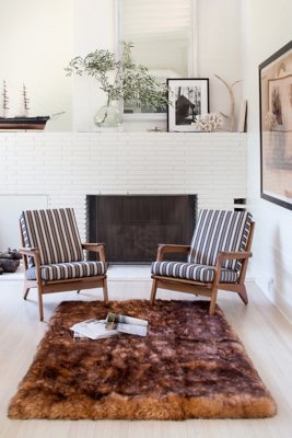 4' x 6' Rectangular Australian Sheepskin Rug