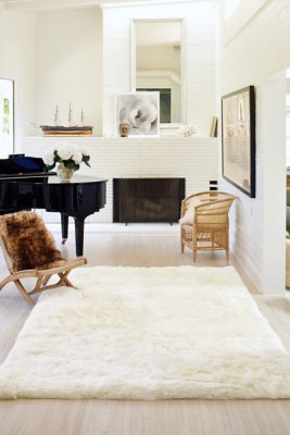 6.5' x 10' Rectangular Australian Sheepskin Rug