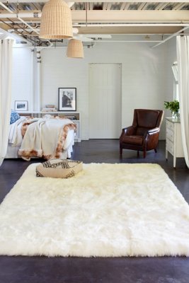8' x 11.5' Rectangular Australian Sheepskin Rug