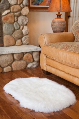 2' x 3' Oval Australian Sheepskin Rug
