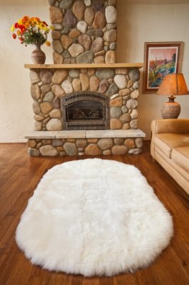 4' x 6' Oval Australian Sheepskin Rug