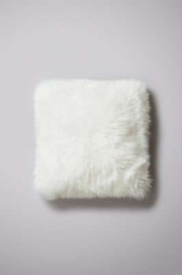 Single-Sided 18" x 18” Australian Long Wool Sheepskin Pillow 