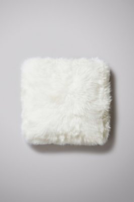 Double-Sided 18 x 18” Australian Long Wool Sheepskin Pillow