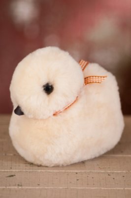 Stuffed Sheepskin Duck