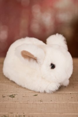 Stuffed Sheepskin Rabbit