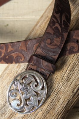 Women's Love Carnival Leather Belt