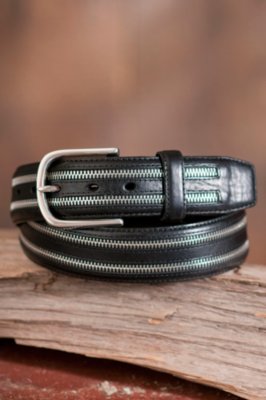 Sawtooth Leather Belt