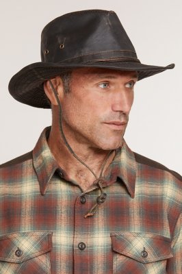 Shapeable Weathered Cotton Outback Hat