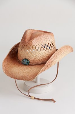Women's Mojave Western Organic Raffia Hat