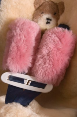 Children's Sheepskin Seat Belt Buddies