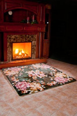 Forest Floral Australian Lambskin Rug