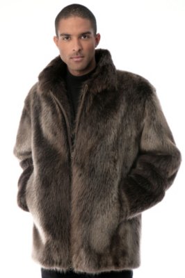 Men's Bradford Longhaired Beaver Fur Jacket
