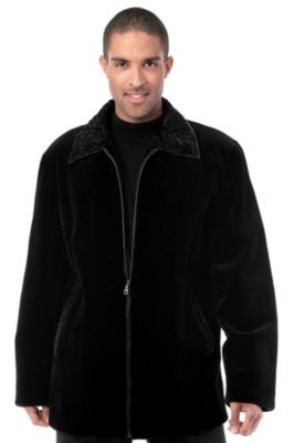 Men's Grant Sheared Danish Mink Fur Jacket