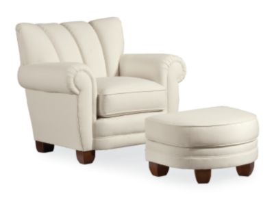 Martini Cigar Chair and Ottoman (1010-02)