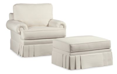 Brunswick Chair and Ottoman (1010-02)