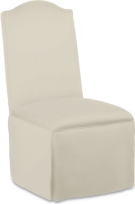 Donna Side Chair with Kick Pleat Skirt
